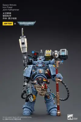 Figurine wh40k space wolves iron priest jorin fellhammer